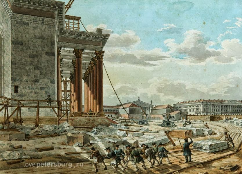 Начало строительства исаакиевского собора