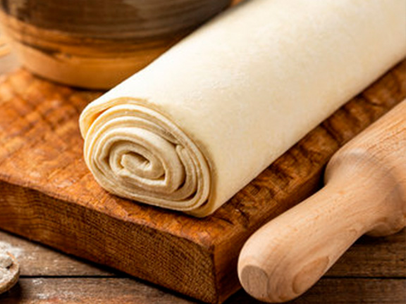 Бездрожжевое слоеное тесто