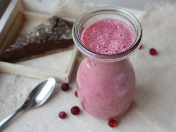 Клюквенный смузи