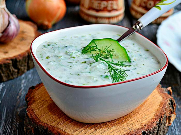 Греческий соус саццики (дзадзики)