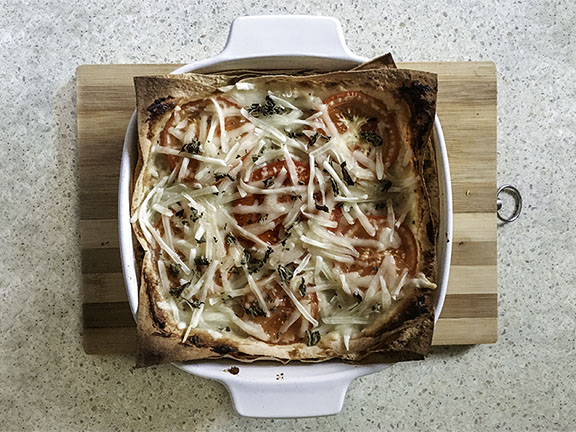 веганская лазанья