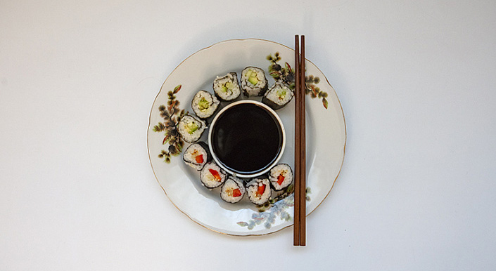 вегетарианские роллы