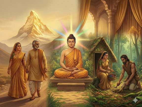 Джатака о том, что легко отдать