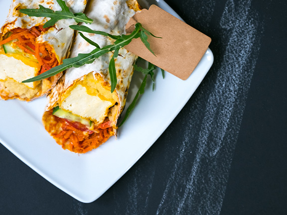 шаурма с тофу