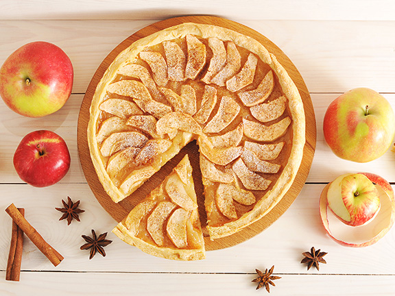 Вегетарианский яблочный пирог