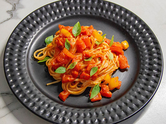 паста с базиликом