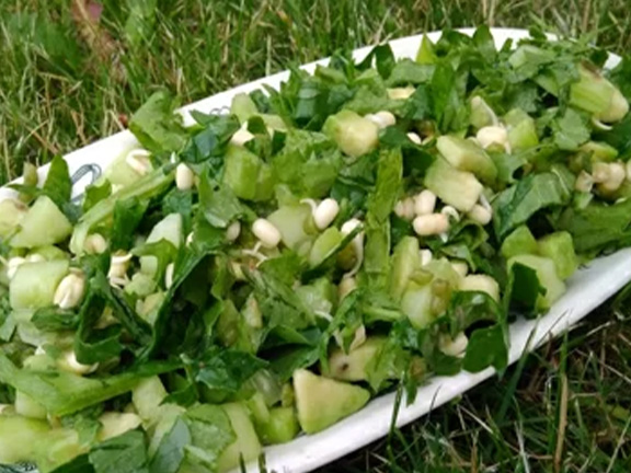 Салат с авокадо