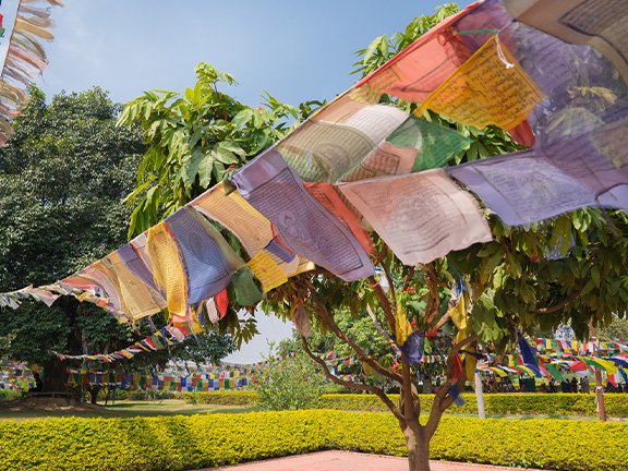 тибетские флаги фото