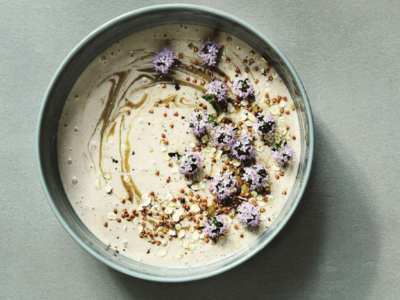 Кремовая банановая овсянка