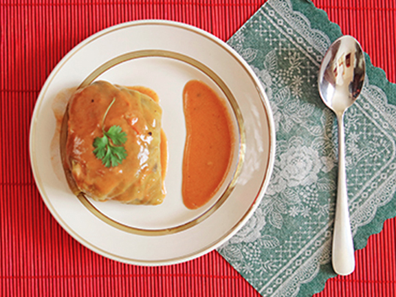 вегетарианские голубцы