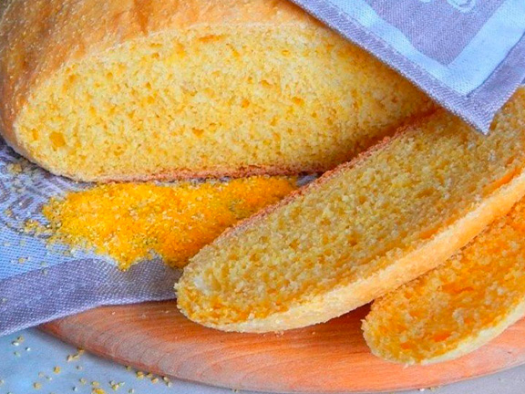 Безглютеновый кукурузный хлеб (бездрожжевой)
