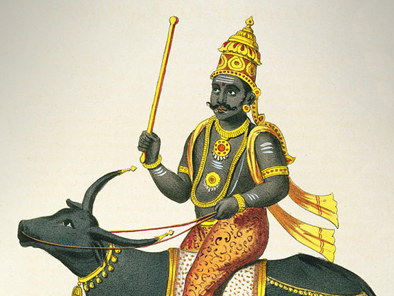 бог яма на быке