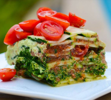 Сыроедческая лазанья