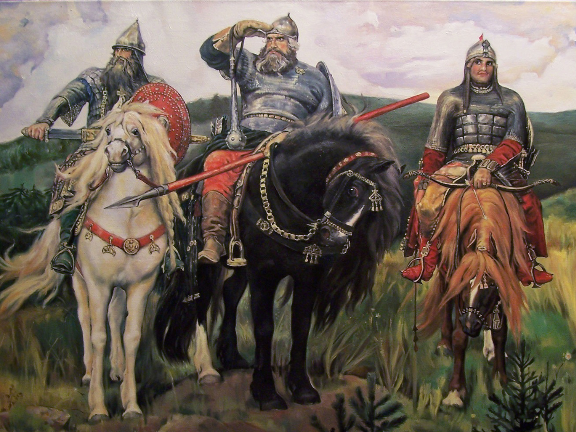 картина три богатыря фото