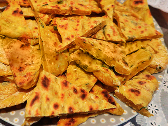 Тыквенный наан