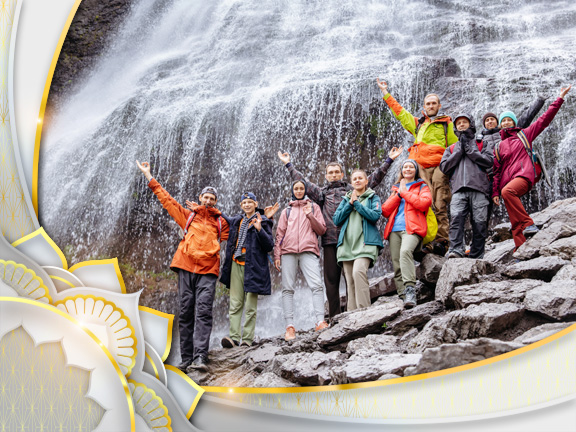 Кавказ 2021. Приэльбрусье. Водопад «Девичьи косы»