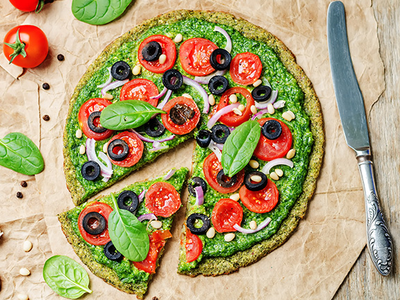 веганская пицца