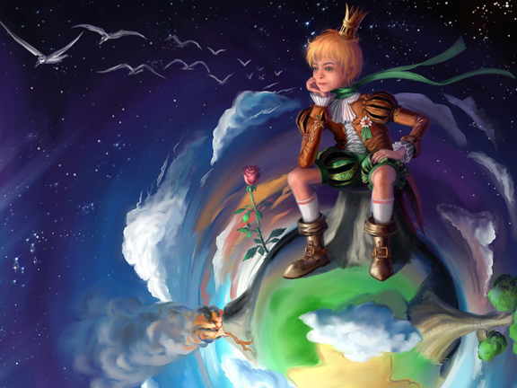 маленький принц и роза