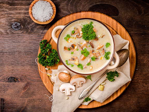 Грибной суп-пюре