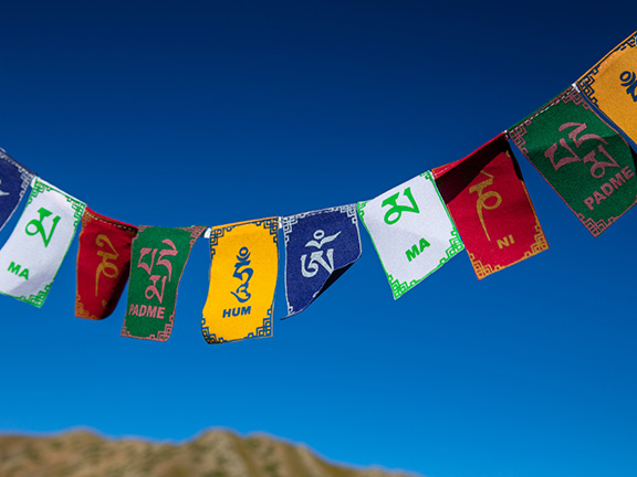 тибетские флажки