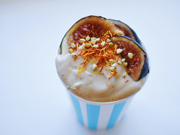 Гречневый пудинг с инжиром