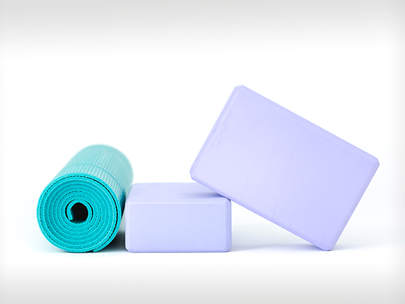 коврик для йоги и блоки фото