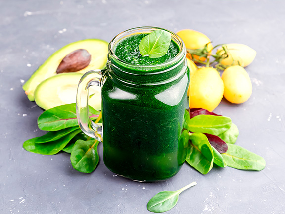 Имбирный зеленый коктейль