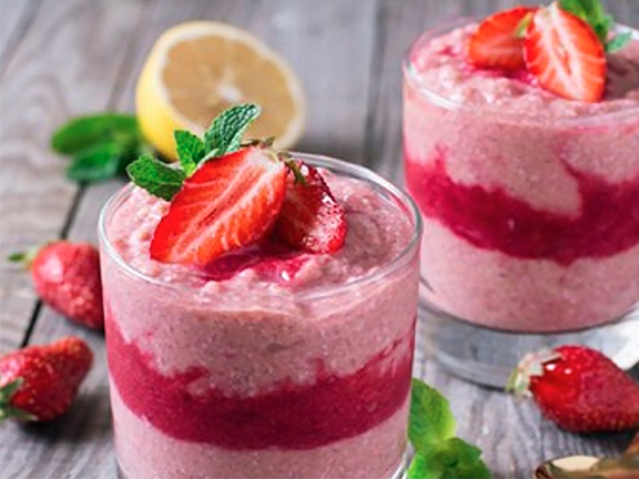 Ягодная гречневая каша