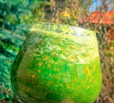 Морковно-фруктовый зелёный коктейль