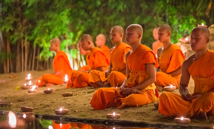 буддийский монахи