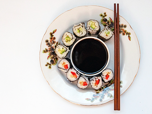 вегетарианские роллы