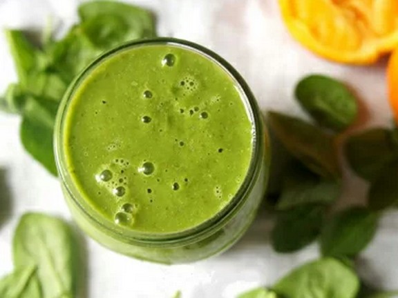 Сочный апельсин - шпинат