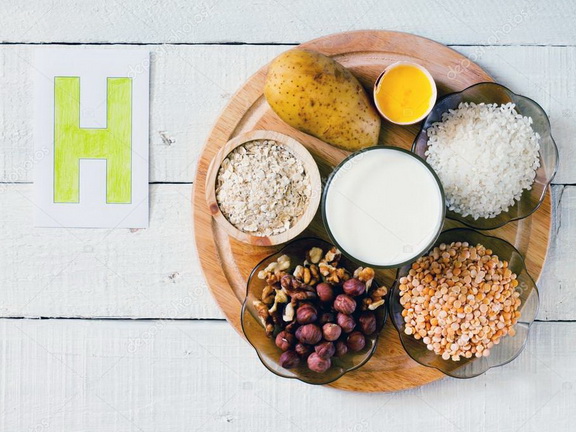 продукты с содержанием витамина н