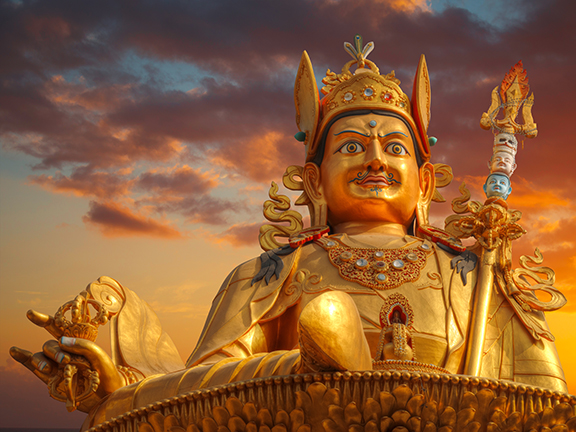 статуя гуру падмасамбхавы