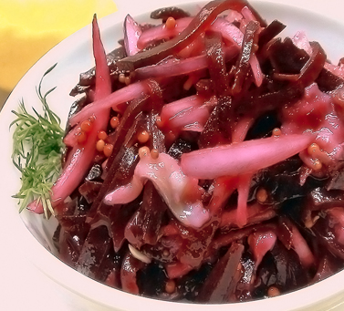 Салат с капустой и свеклой