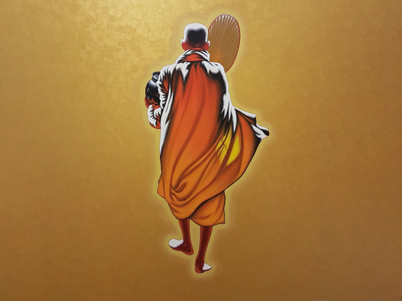 буддийский монах рисунок фото