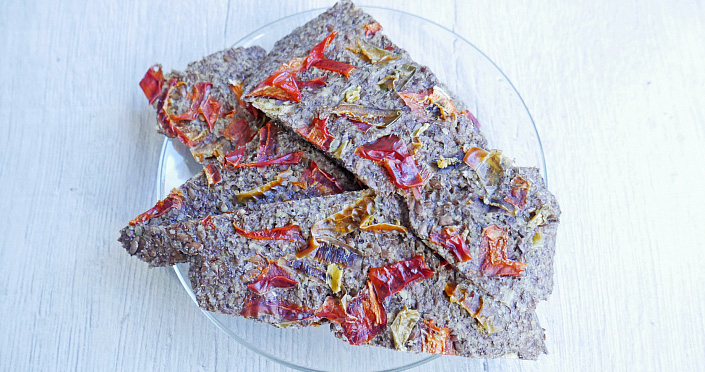 веганские льняные хлебцы
