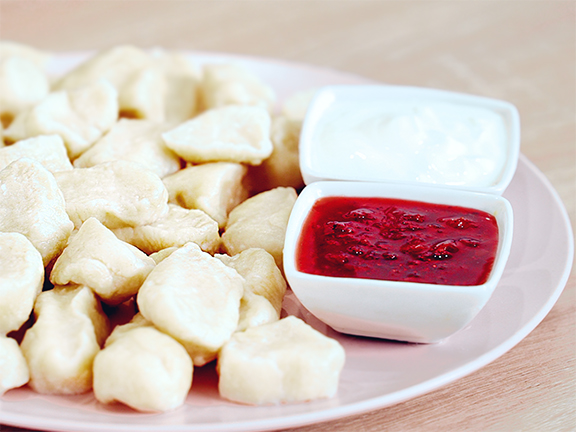 ленивые вареники из творога фото