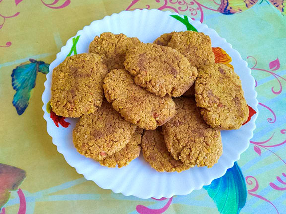 Котлеты из нута в духовке