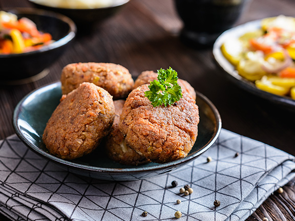 Веганские гречневые котлеты