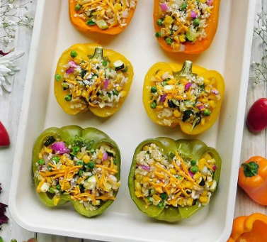 Фаршированные перцы без мяса
