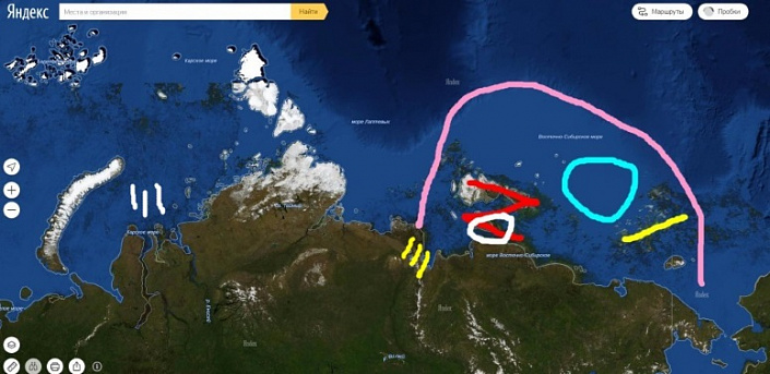 космическая карта россии