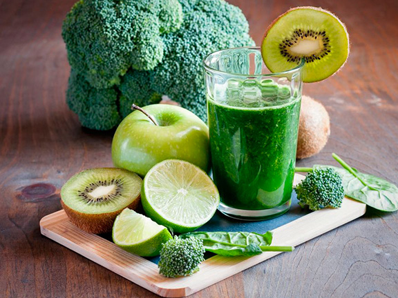Капустный зелёный коктейль