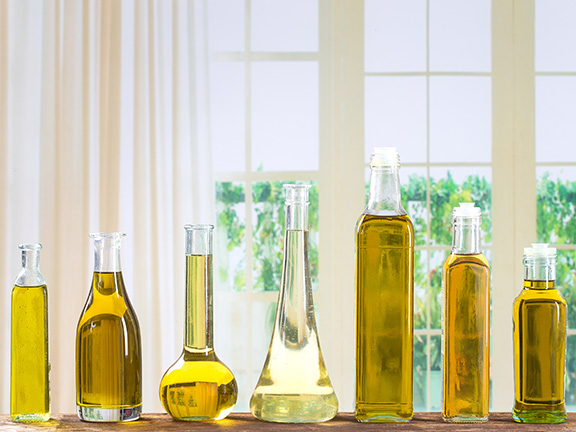 растительные масла в бутылках