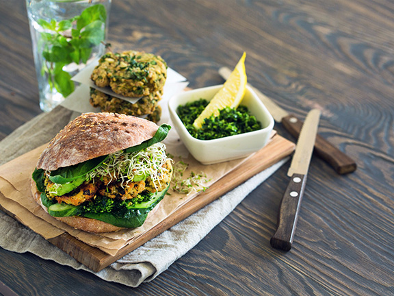 Бургер веган