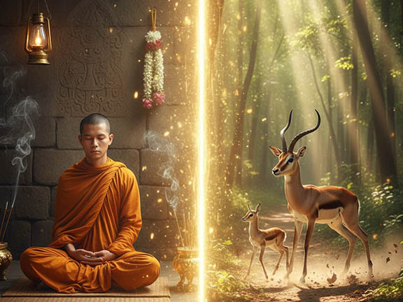 Джатака о радостном следовании Дхарме