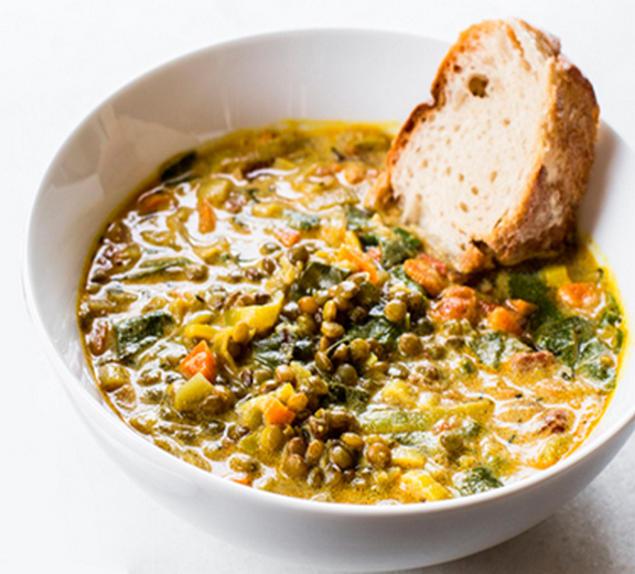 Рагу из чечевицы