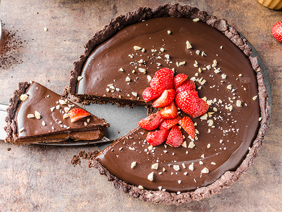 Постный шоколадный пирог