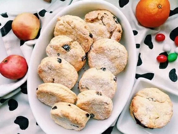 Ароматные апельсиновые сконы