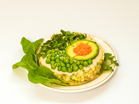 сыроедческий оливье